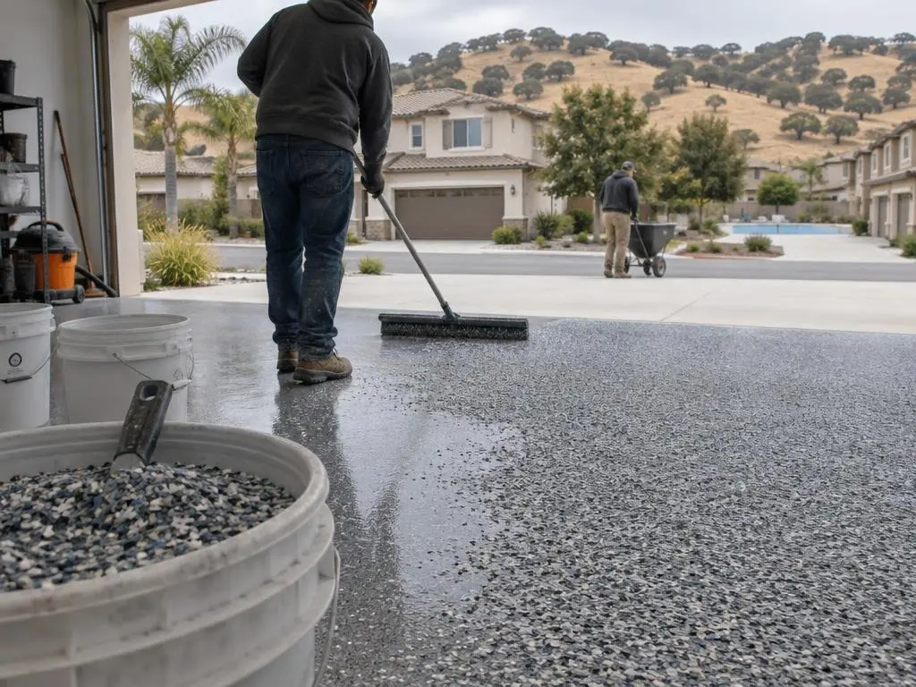 Epoxy Flake Floors in Dublin, CA